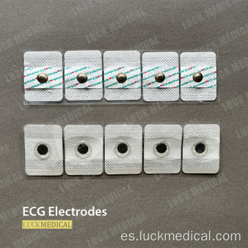 ECG Electrodo AG/AGCL gel sólido seco